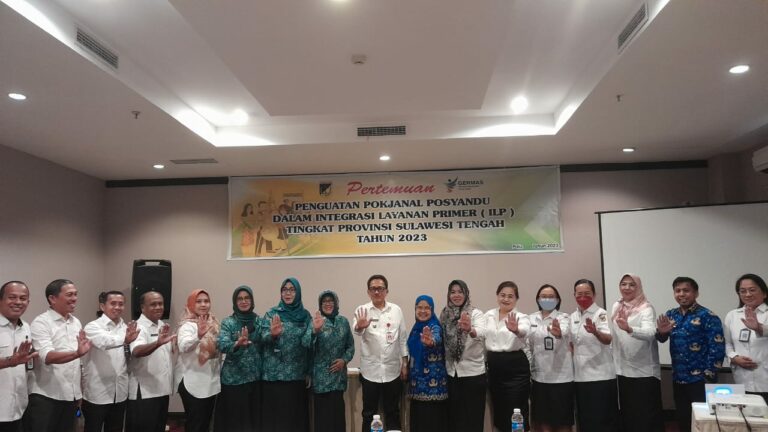 Dinkes Provinsi Sulawesi Tengah Menyelenggarakan Pertemuan Penguatan Kelompok Kerja Operasional Pos Pelayanan Terpadu (POKJANAL) Posyandu