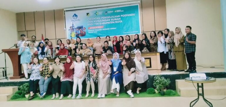 Orientasi Pengelolaan Posyandu dan Kunjungan Rumah bagi Tim Kabupaten/Kota Tingkat Provinsi Sulawesi Tengah Tahun 2023
