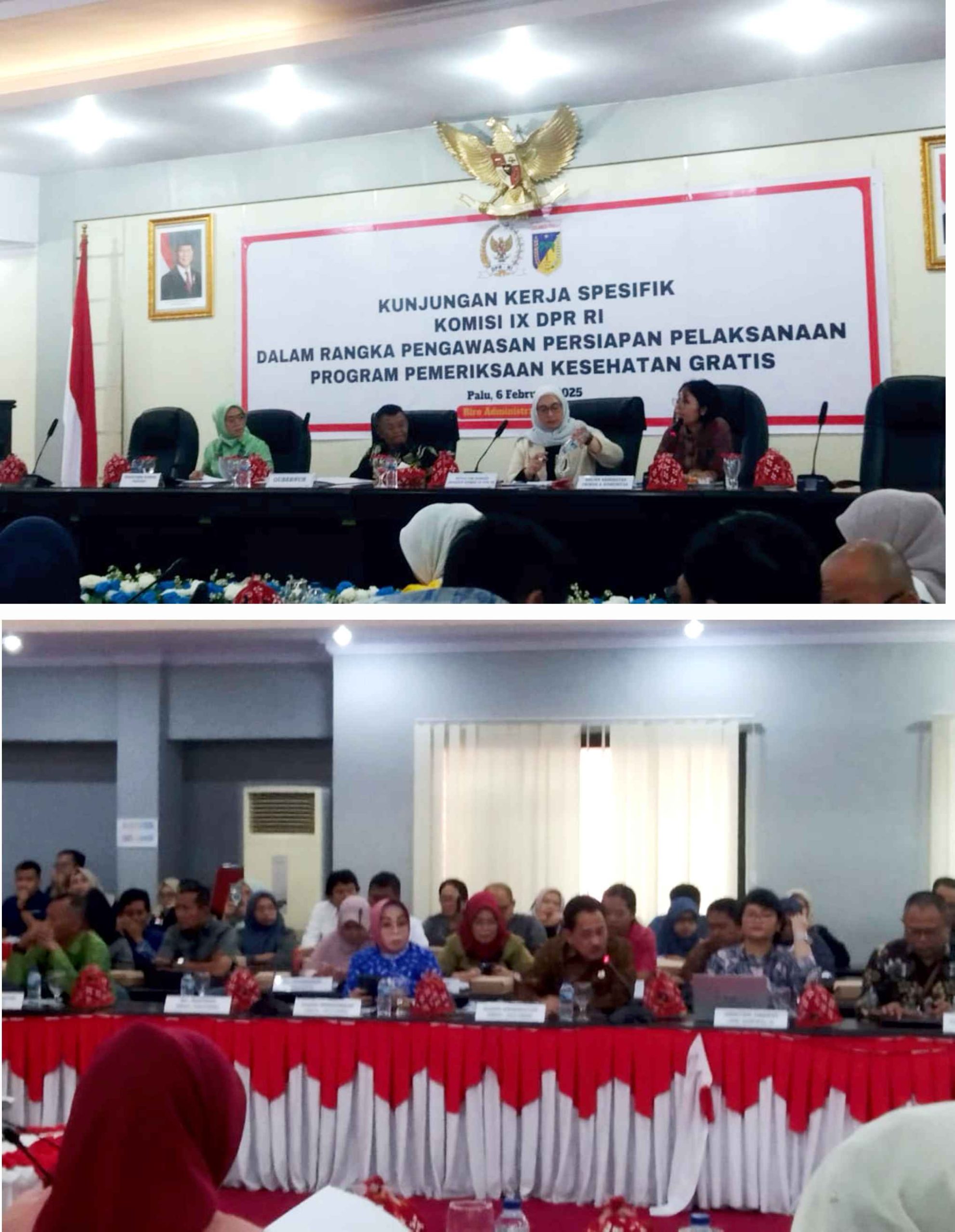 Komisi IX DPR RI Tinjau Persiapan Program Pemeriksaan Kesehatan Gratis di Sulawesi Tengah