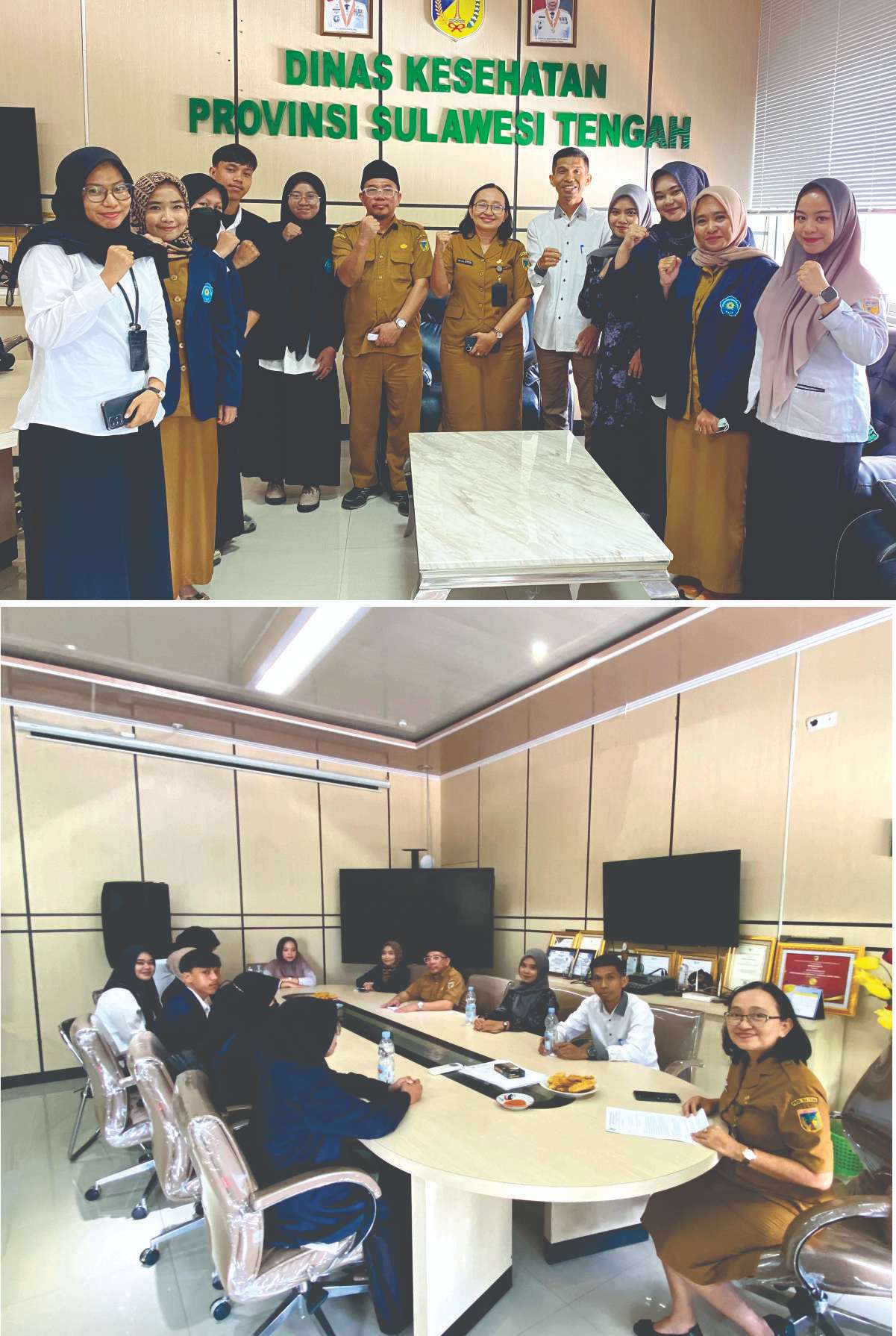 Dinas Kesehatan Provinsi Sulteng Terima Mahasiswa Magang FKM Unismuh Palu